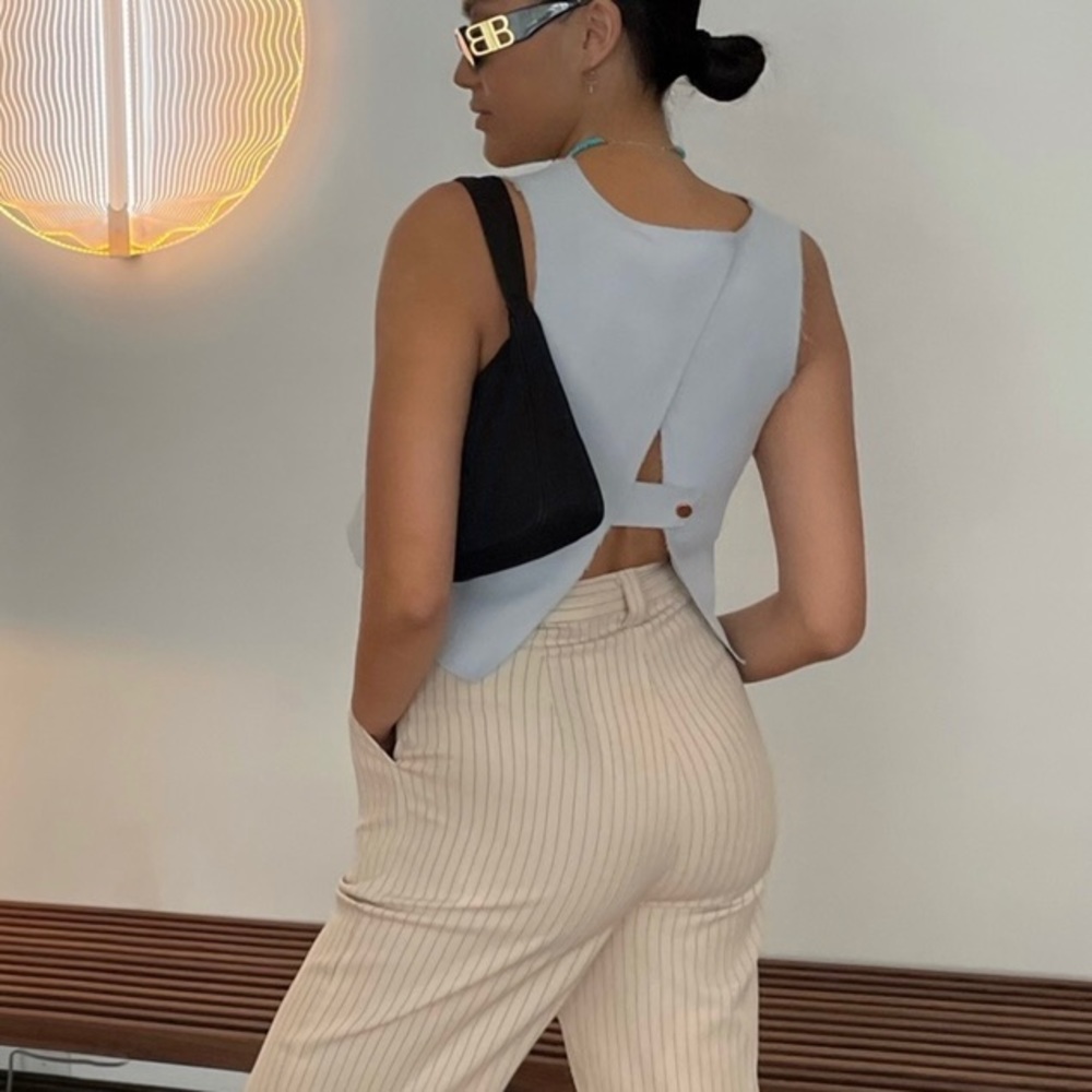 Topshop Sleeveless crop top